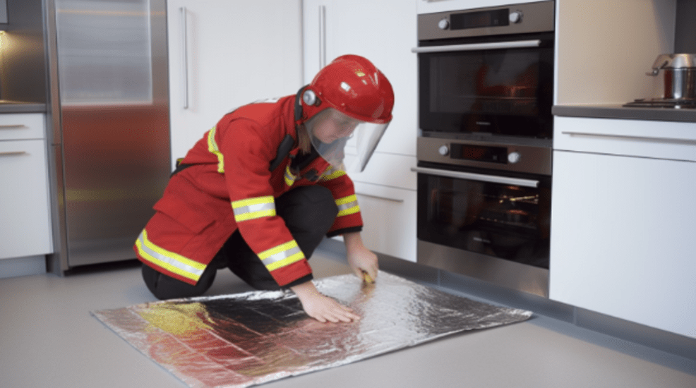 when to use a fire blanket